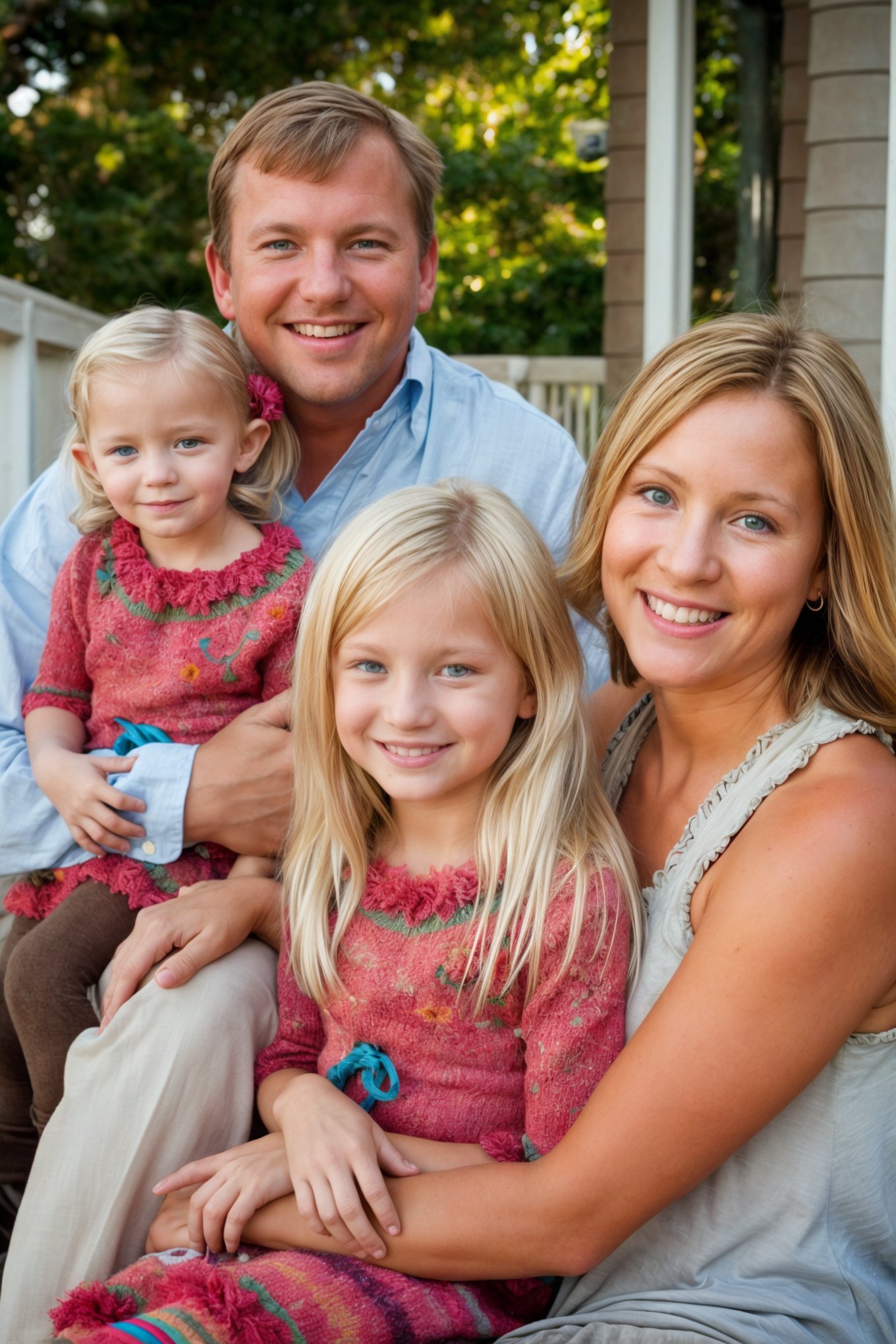 Bo and Heidi Magnussen + Zoe and Poppy - Woodside, CA